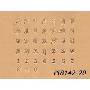 オールドアルファベット刻印セット 大 約19mm 英字26個、記号2個、打ち