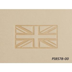 絵刻印 イギリス国旗 25×14mm【メール便対応】 [レザークラフトぱれっと]  レザークラフト刻印｜lc-palette