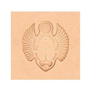 絵刻印 スカラベ 26mm×24mm【メール便対応】 [レザークラフトぱれっと]  レザークラフト刻印｜lc-palette