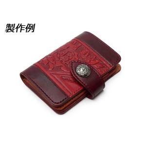 革で作る二つ折り財布 ファスナー,ホック留めウォレットなど レザー