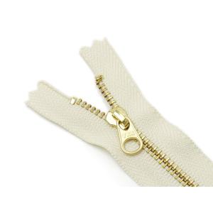 【YKK】金属ファスナー 3号 ゴールド DF...の詳細画像1