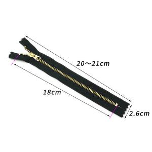 【YKK】金属ファスナー 3号 ゴールド DF...の詳細画像4