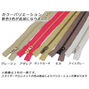 【YKK】金属ファスナー 3号 GKB(アンテ...の詳細画像2