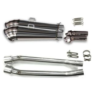 カワサキ ZZR250 1990-2007 LCIPARTS GPステンレススリップオン