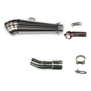 CB400SF CB400SB LCI製 ショートカーボンスリップオンマフラー ホンダ CB400SF CB400SB NC42 2007-2022 LCIPARTS GPステンレス