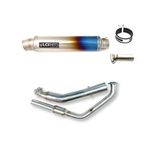 カワサキ NINJA H2SX / SE 2018-2021 LCIPARTS ツインエンド チタン