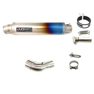 LCI PARTS ステンレスリップオン マフラー　NM4-01 NM4-02 NM4-01 NM4-02 LCIPARTS ラウンドステンレススリップオンマフラー LCI