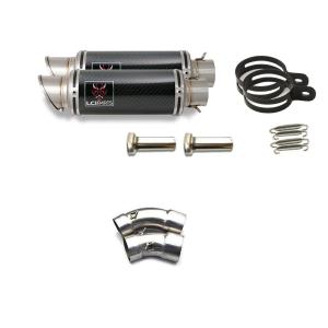 SECRET SPEED☆カワサキ スーパーシェルパ スリップオン マフラー