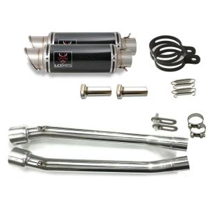 カワサキ ZZR250 1990-2007 LCIPARTS GPステンレススリップオン