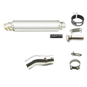 LCIカーボンショートマフラー 差し込み口50.8π 「mm」 汎用｜LCIPARTS公式 スリップオンマフラー – LCIPARTS EXHAUSTS