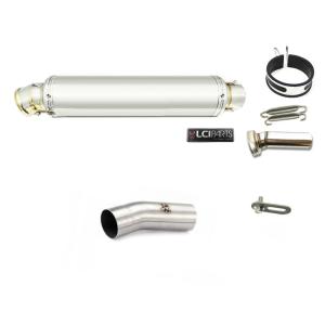 カワサキ ZX6R ZX-6R 2013-2024 LCIPARTS ショートステンレス スリップ