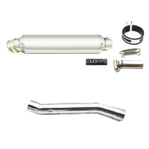 ホンダホーネット250LCIPARTS ショートカーボンスリップオンマフラー ホンダ HORNET250 ホーネット250 LCIPARTS ショートステンレススリップ