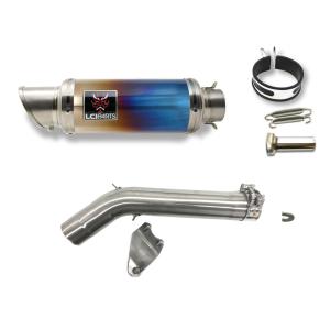 LCIPARTSラウンド・ショートマフラー用 カーボンサイレンサーバンド