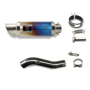 ヤマハ FZR250R 1989-(3LN) LCIPARTS ラウンドステンレススリップオン