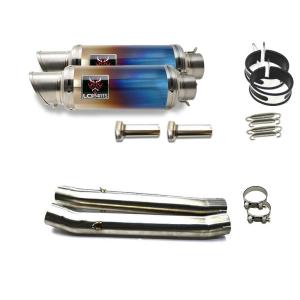 スズキ GSX1400 2001-2004 LCIPARTS ラウンドフルチタンスリップオン
