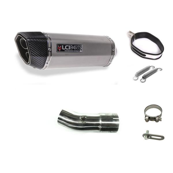 カワサキ ZX-25R SE 2023-2024 LCIPARTS ツインエンド ステンレス スリッ...