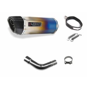 カワサキ ZX6R ZX-6R 2013-2024 LCIPARTS GPチタン スリップオン