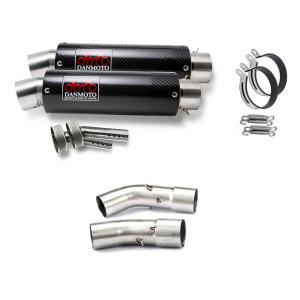 ホンダ CB250R 2018-2023 LCIPARTS ショートカーボンスリップオン