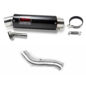カワサキ ZZR250 1990-2007 DANMOTO カーボン スリップオンマフラー