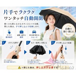 【24本骨・高強度】折りたたみ傘 自動開閉 雨...の詳細画像2