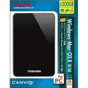 TOSHIBA HDTC605JK3A1 [USB3.0接続 ポータブルハードディスク 500GB ...