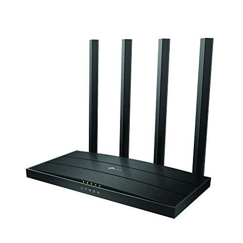 WiFi5 AC1900規格_横置き型_ブラック TP-Link WiFi 無線LAN ルーター d...