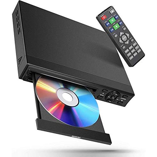 ブラック DVDプレーヤー 1080Pサポート ARAFUNA リージョンフリー 再生用 dvd プ...