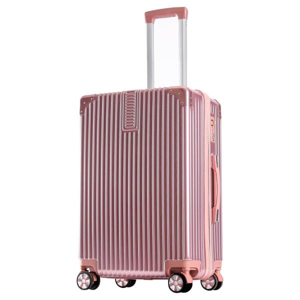 Sサイズ/機内持込（1~3泊）_ピンク [SUPBOX] スーツケース 機内持ち込み ファスナー式 ...