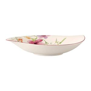 Villeroy & Boch プレート 皿 マリフルール フラットボウル ピンク 34cm 電子レンジ 食洗機対応 1041013380