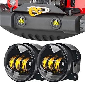 ジープ ラングラー JK 4インチ LEDフォグライト ヘッドライト