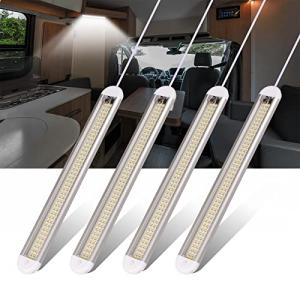MOREFULLS LED ルームランプ 車内照明 120連LEDランプ