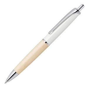 ゼブラ 油性ボールペン フィラーレウッド ノック式 0.5 限定色 ホワイト P-BAS76-NA-W