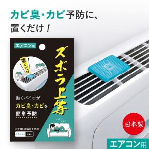 ズボラ上等 エアコン用 カビ防止剤 置くだけ カビ予防 臭い カビ 対策 防カビ バイオ シート 日本製｜le-cure