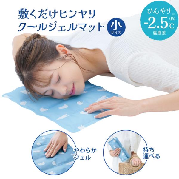 ＼今年分は在庫限り／エコクール ジェルマット 小 枕 冷感 持ち運び クール 冷却マット クールシー...