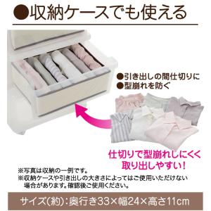 炭消臭 仕切り 収納ボックス 6ポケット 衣類...の詳細画像4
