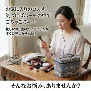 モリス コスメボックス ミラー付き 大きめ お...の詳細画像2