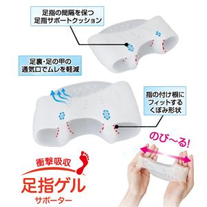 足指サポーター ドクタープロ 衝撃吸収 足指 ...の詳細画像2
