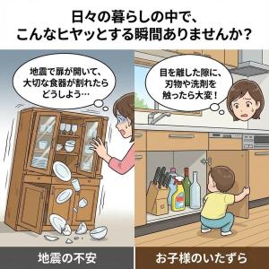 ねこの安心扉ロック 後付け チャイルドロック ...の詳細画像2