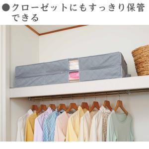 竹炭着物収納ケース 2層式 2段式 コジット ...の詳細画像5