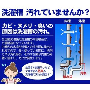 洗濯槽クリーナー 洗濯槽快 2包組 ネット付 ...の詳細画像2