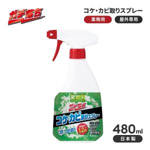 業務用 コケ カビ取り スプレー 480ml 中性 外壁 コンクリート ベランダ レンガ 苔取りスプレー コケ取り剤 苔 掃除 こけ 除去 洗剤 かびこけとり 墓石 お墓