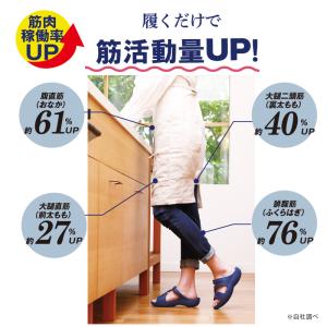 パワースリムサンダル M/L レディース 体幹...の詳細画像5