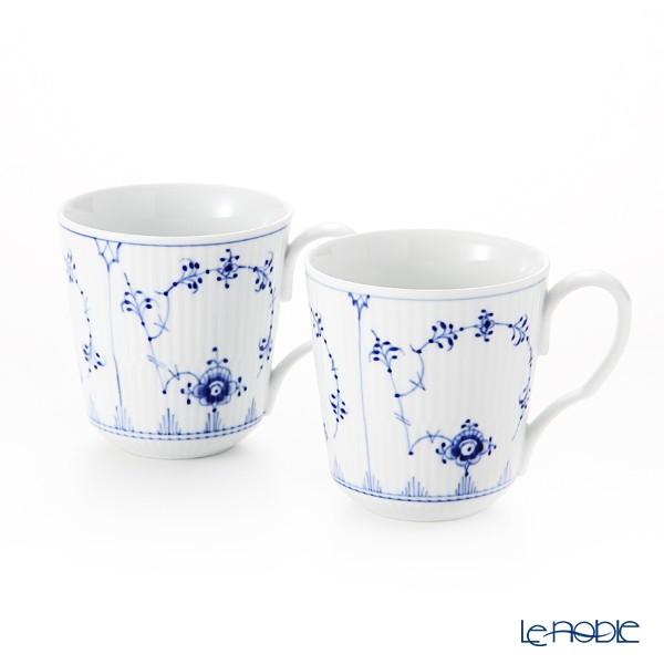 並行輸入品 ロイヤルコペンハーゲン ブルーフルーテッド プレイン マグ ペア 280ml 11010...
