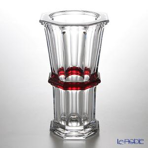 バカラ（Baccarat） ベース 花瓶 ルクソール LOUXOR レッド 20cm