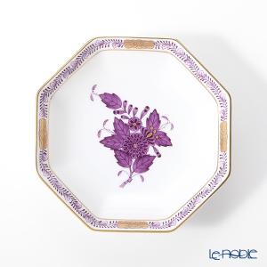 ヘレンド アポニーライラック 04307-1-00 小皿(オクタゴナル) 11cm 皿｜le-noble