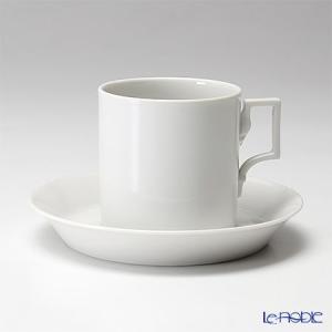 アウガルテン(AUGARTEN) ハプスブルクホワイト(1000) コーヒーカップ＆ソーサー 150ml(059)｜le-noble