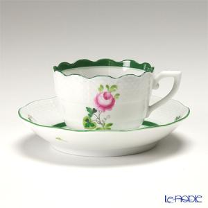 ヘレンド ウィーンのバラ 00711-0-00／711 モカカップ＆ソーサー