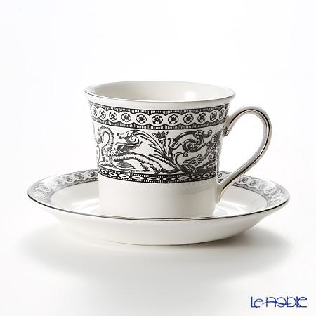 並行輸入品 ウェッジウッド(Wedgwood) コントラスト フロレンティーン コーヒーカップ＆ソー...