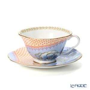 ウェッジウッド Wedgwood バタフライブルーム ティーカップ＆ソーサー ブルー アフタヌーンティー｜ブランド洋食器 ル・ノーブル