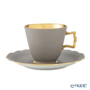 九谷焼 カップ＆ソーサー 青華吉祥文 / 山本長左（宮内庁御用窯） 和